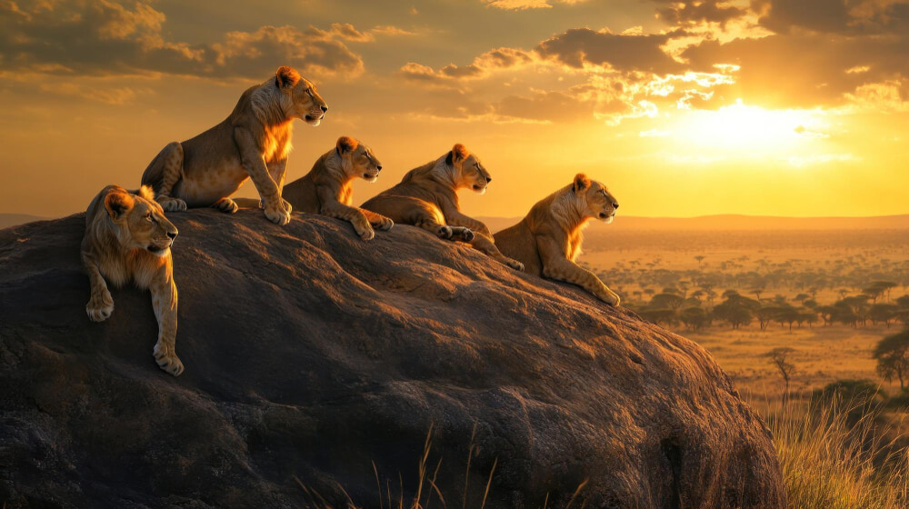 Serengeti Lions: Kings of Tanzania’s Savannah